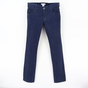 Xhilaration Jeans Low Rise Skinny Junior Womens Sz 7 Blue Cotton Denim Dark Wash